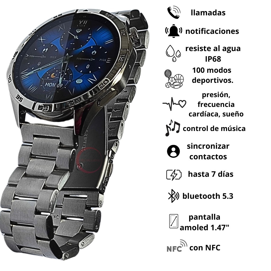 Aud&iacute;fonos G-tide L22 + Smartwatch G-tide Power image number null