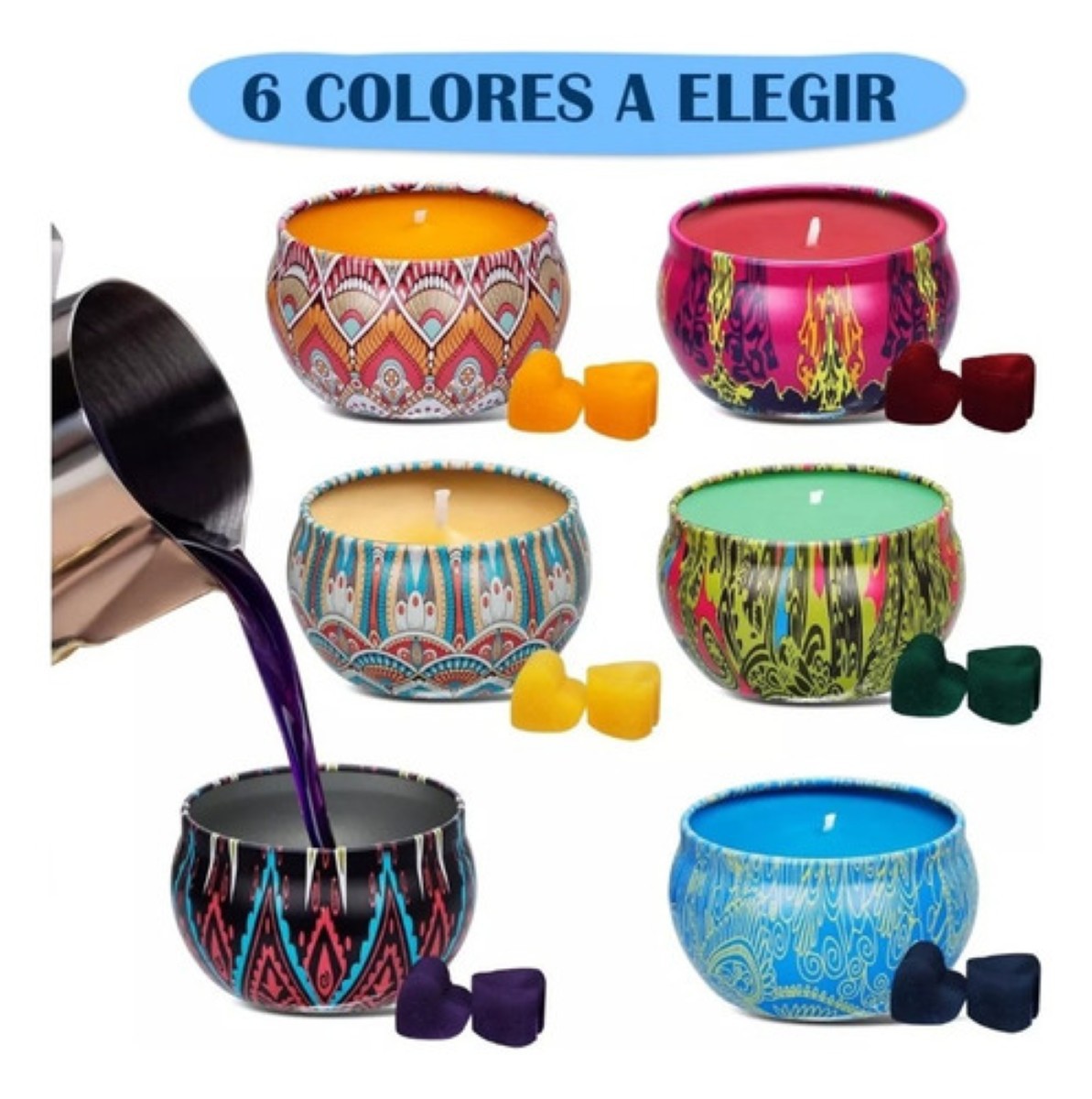 Kit Para Hacer Velas Arom&aacute;ticas image number null