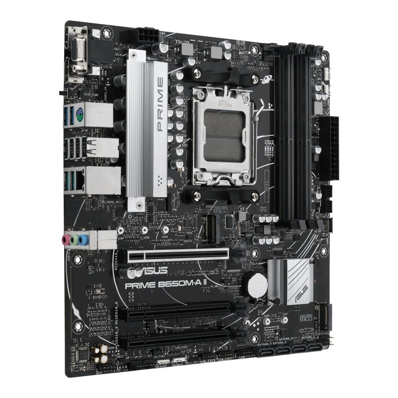 Tarjeta Madre ASUS PRIME B650M-A II-CSM, Micro-ATX, Socket AM5, AMD B650, 128GB DDR5, HDMI/DP para AMD image number null