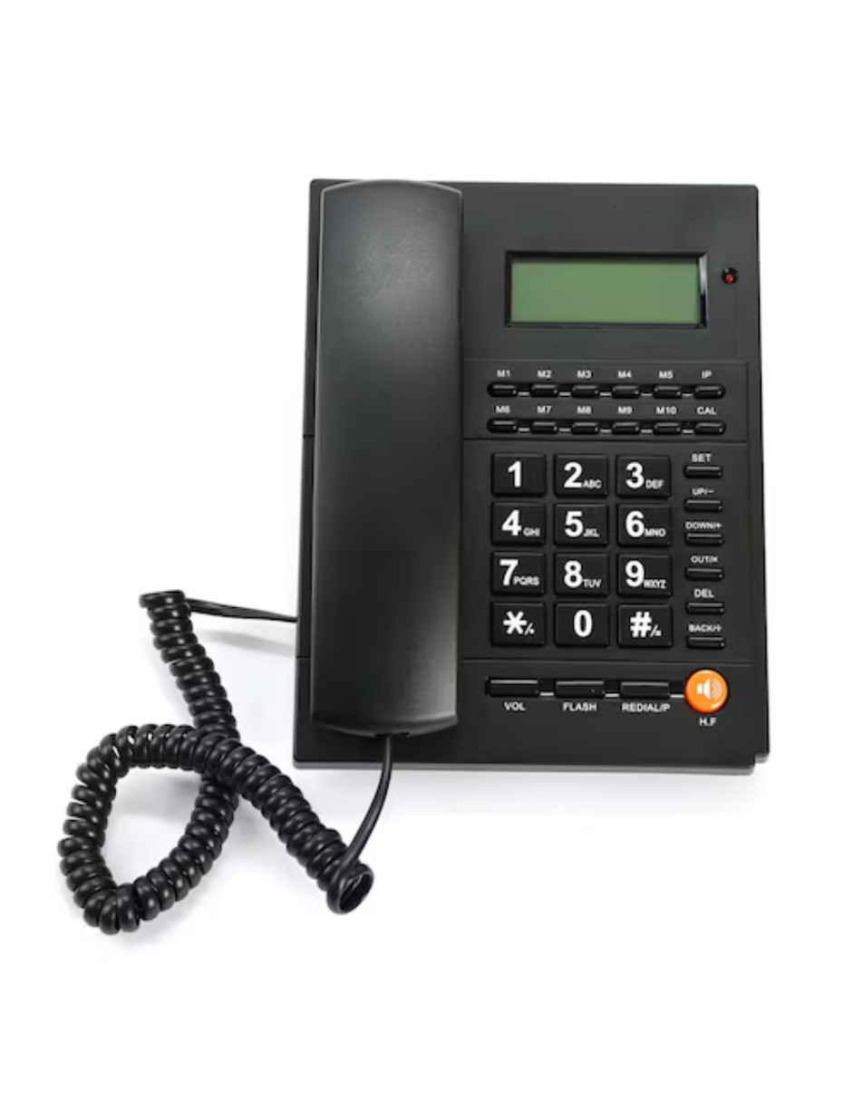 Tel&eacute;fono de Escritorio con Identificaci&oacute;n de Llamadas, Altavoz y Pantalla LCD image number null