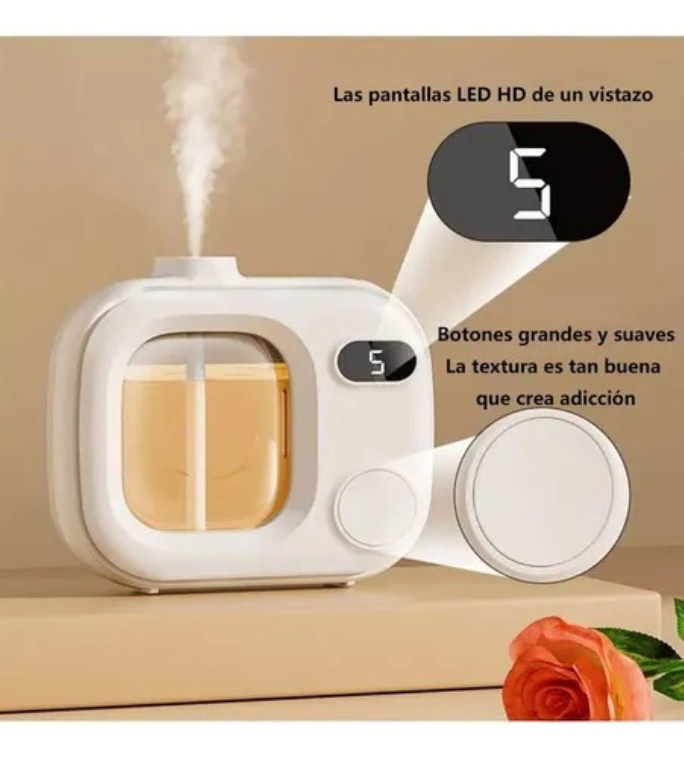 Difusor De Aceite Esencial De Aroma blanco image number null
