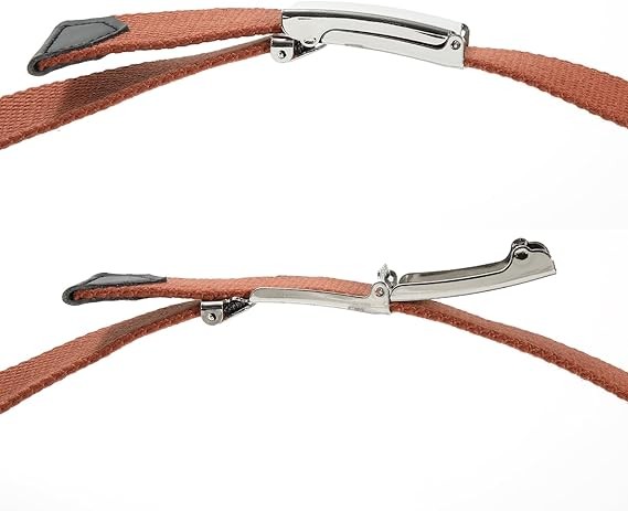 AWAYTR - Cinturones de lona para ni&ntilde;os, uniforme escolar ajustable, cintur&oacute;n de golf para ni&ntilde;os con hebilla abatible plateada. image number null