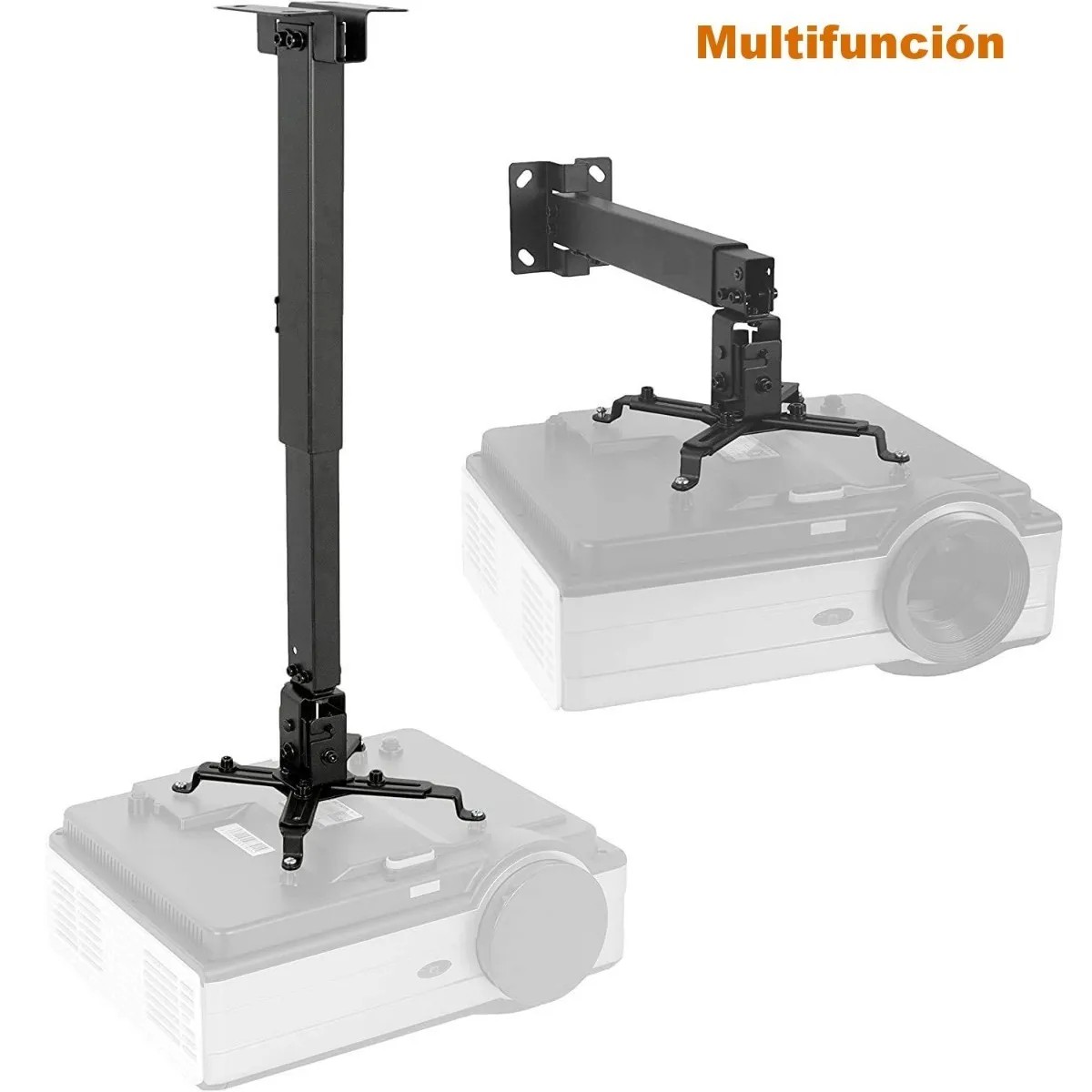 Soporte Proyector Universal Ca&ntilde;&oacute;n Ajustable 15kg Techo Pared image number null
