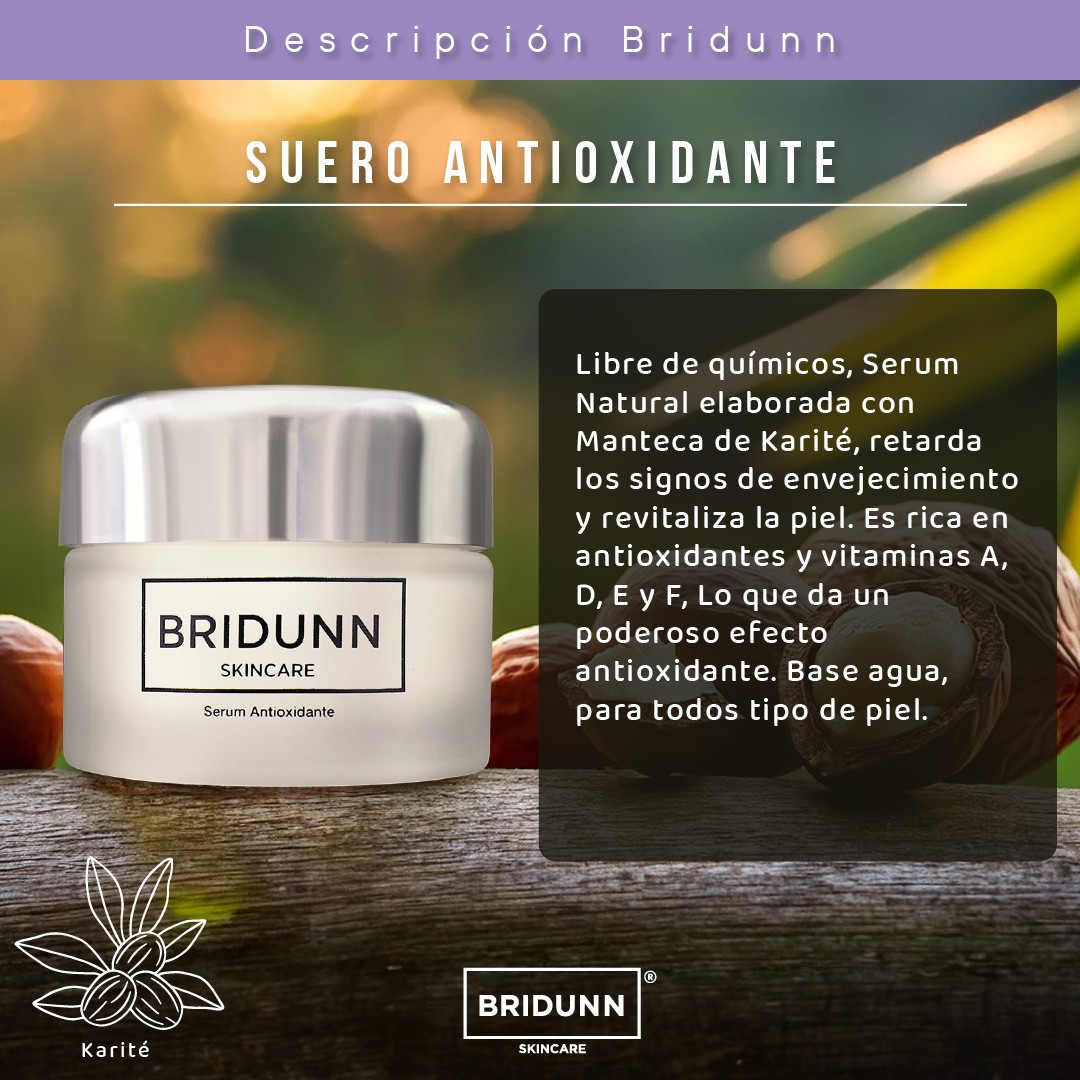 Serum Vitamina E Antioxidante Facial &middot; Preventivo Antiedad Piel Opaca Protecci&oacute;n Radicales Libres Bridunn image number null
