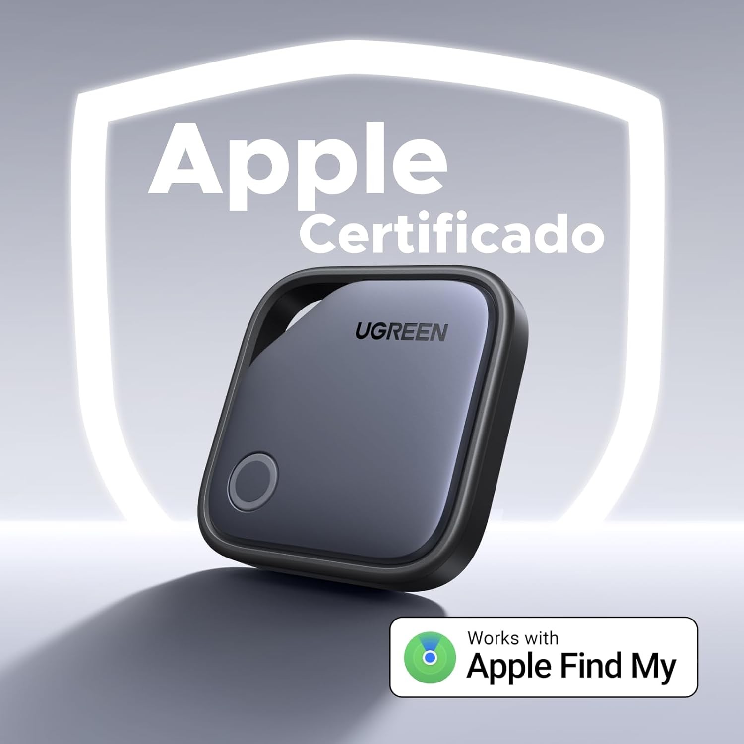 UGREEN FineTrack Smart Finder Compatible con Apple Find My (s&oacute;lo iOS), Bluetooth Tracker para el Equipaje image number null