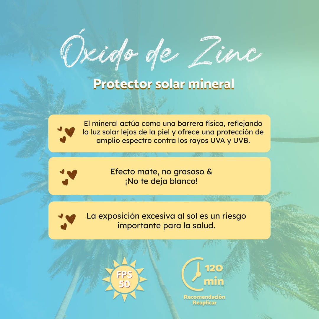 Protector Solar Facial org&aacute;nico FPS50 En Barra 60gr She is skincare image number null