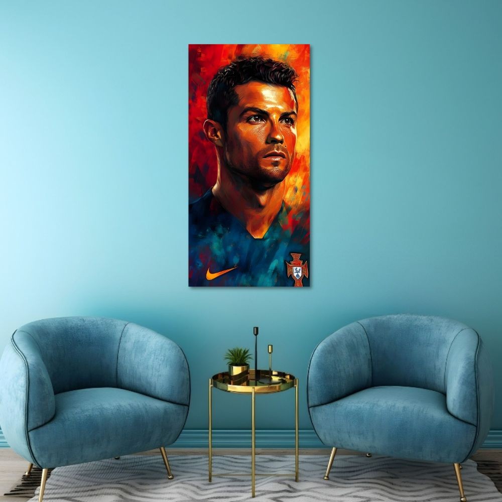 Cuadro Decorativo F&uacute;tbol 60x80cm Ronaldo image number null