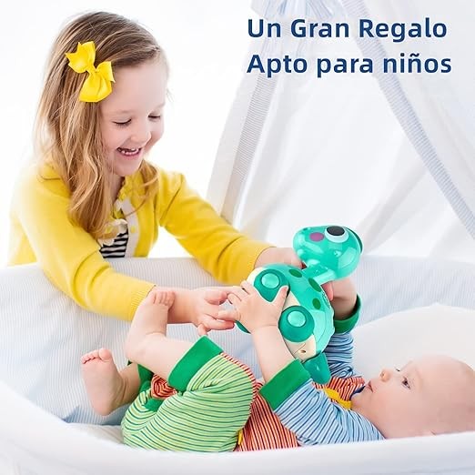 Juguete M&uacute;sical, Juguete Dinosaurio Interactivo para 4+a&ntilde;os, Juguete para Gatear con Sonido y Luz image number null