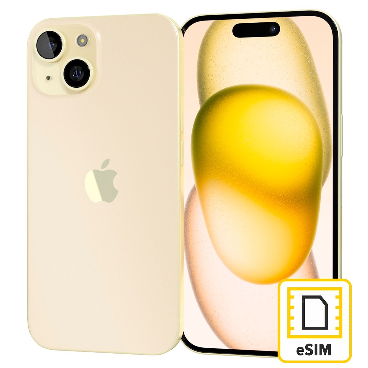 Apple iPhone 15 6.1 256 GB Amarillo Desbloqueado (Reacondicionado Garantizado) image number null