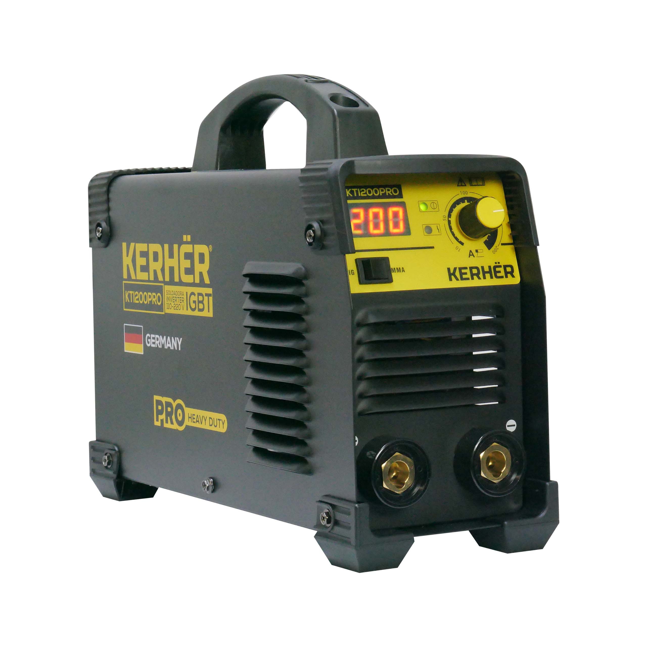 SOLDADORA INVERSORA KERHER KTI200PRO TIG/MMA 200A 110/220V image number null
