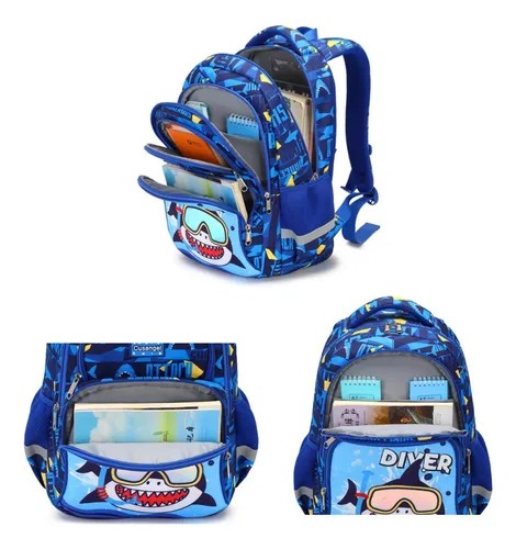 Set Mochila Escolar Impermeable 3 en 1 Ni&ntilde;o Ni&ntilde;a | Mochila Grande con Lonchera T&eacute;rmica y Estuche image number null