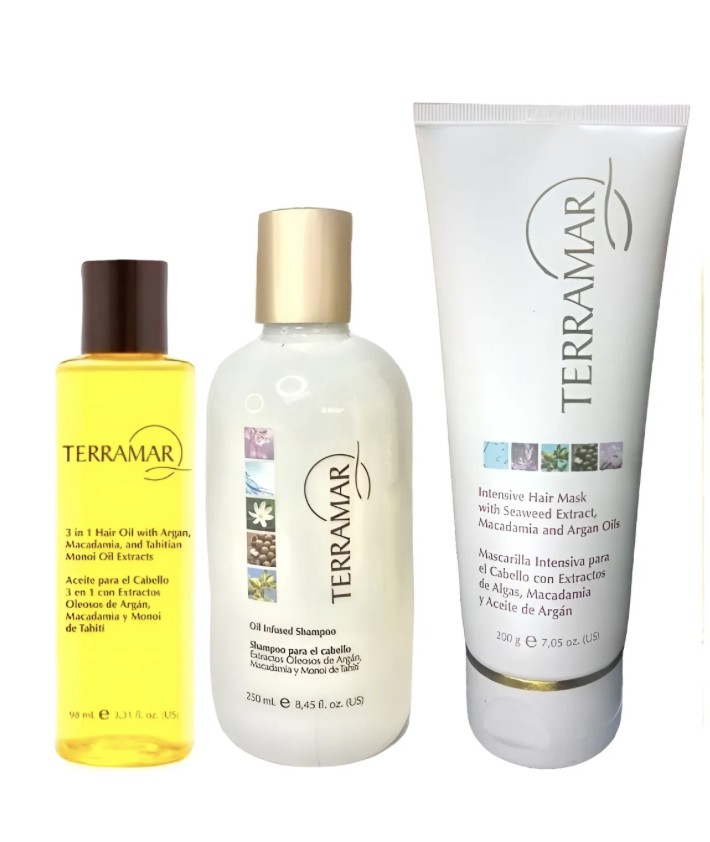 Set Capilar Terramar (&oacute;leo+ M&aacute;scarilla + Shampoo) image number null