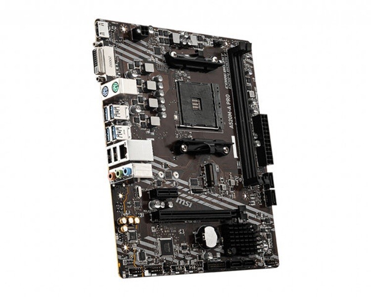 Tarjeta Madre Msi A520m-a Pro Socket Am4 Ddr4 Micro Atx Color Negro image number null