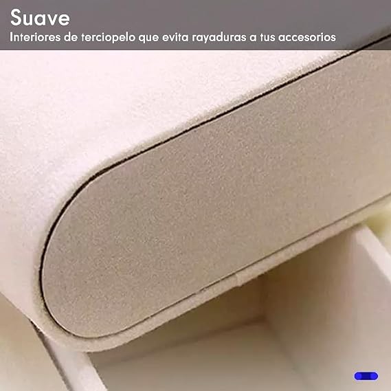 A BLACK MAMUT Caja Organizadora de Relojes para Hombre, Relojero,Tipo Piel, Terciopelo Suave, Acolchonado Estilo Elegante . image number null