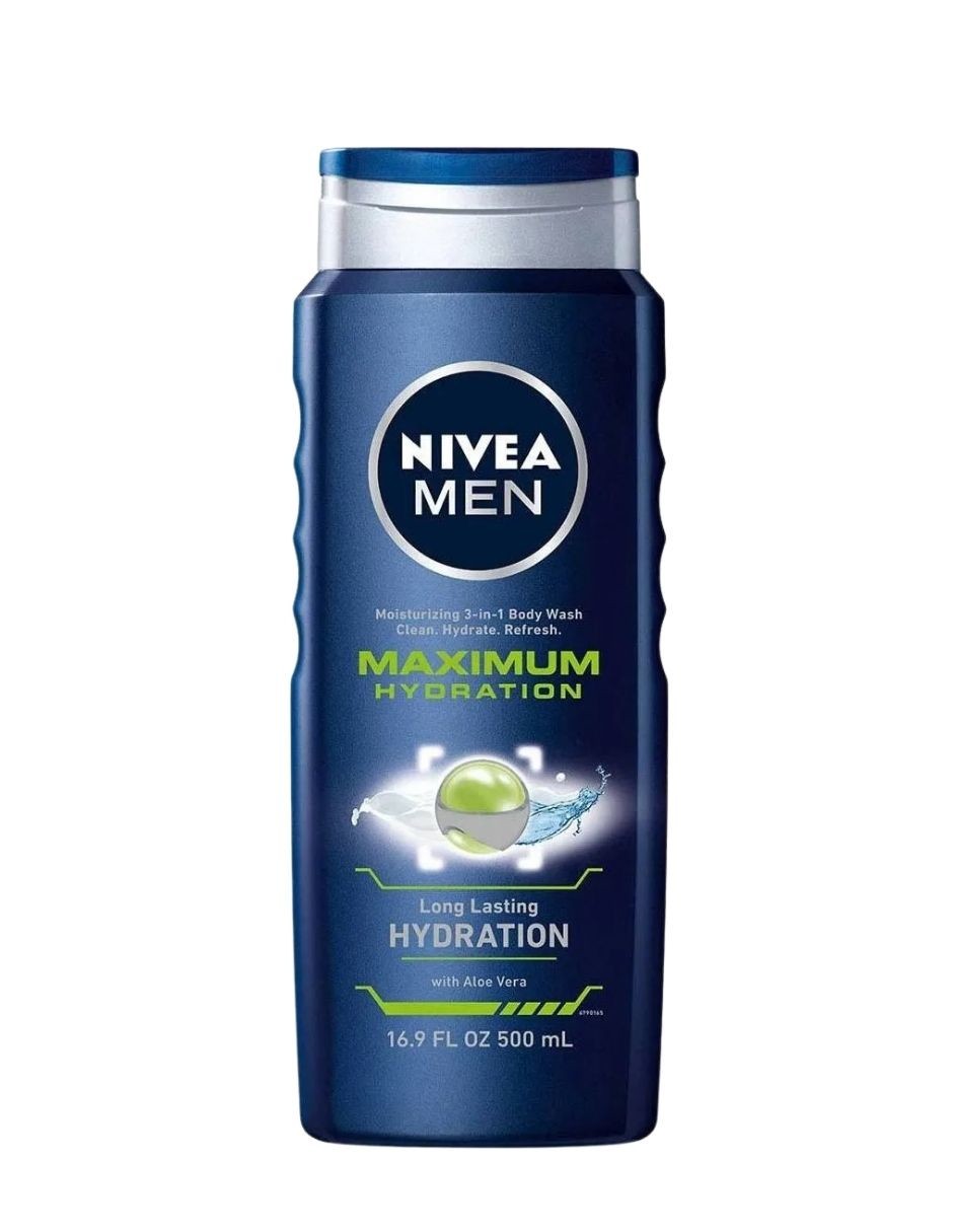 Jab&oacute;n L&iacute;quido Corporal Nivea Men Maximun Hydration 500ml image number null