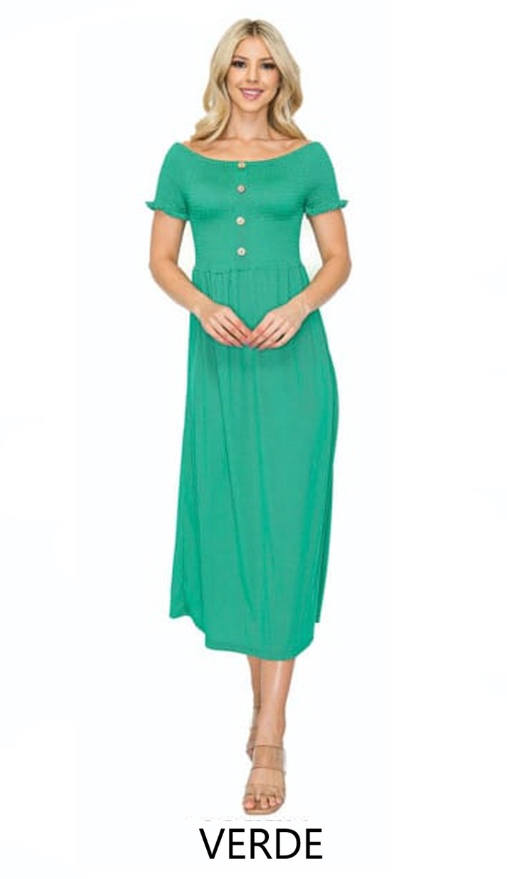PAQUETE 10 PIEZAS VESTIDO LARGO CON HOMBROS DESCUBIERTOS image number null