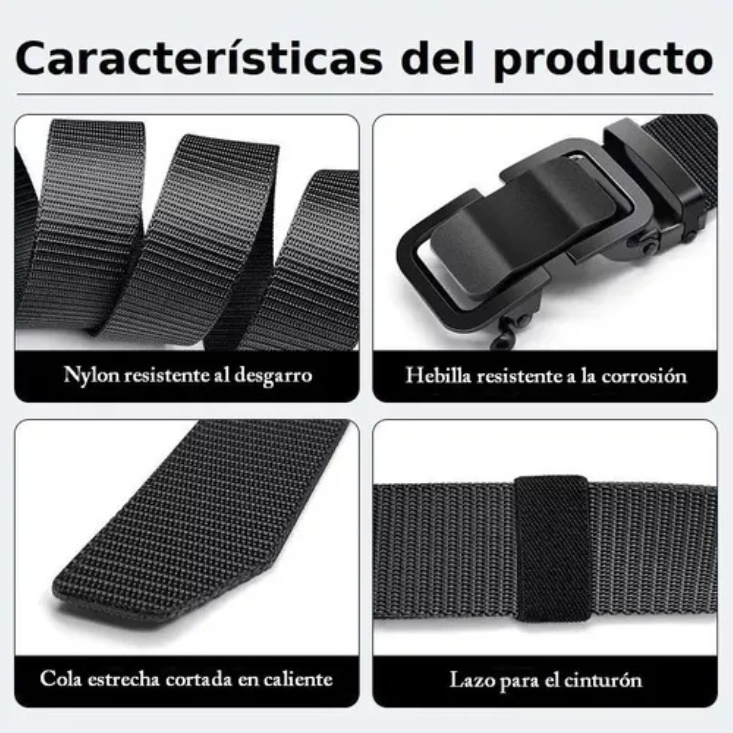 2pzs Cinturones T&aacute;ctico Militar Ajustable Moda Calidad Cinto Negro+marr&oacute;n image number null