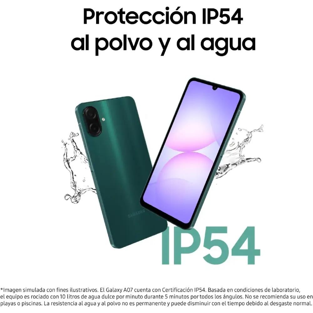 Samsung A07 64gb + 4gb IP54 6.7 50 Mp Telcel Negro image number null