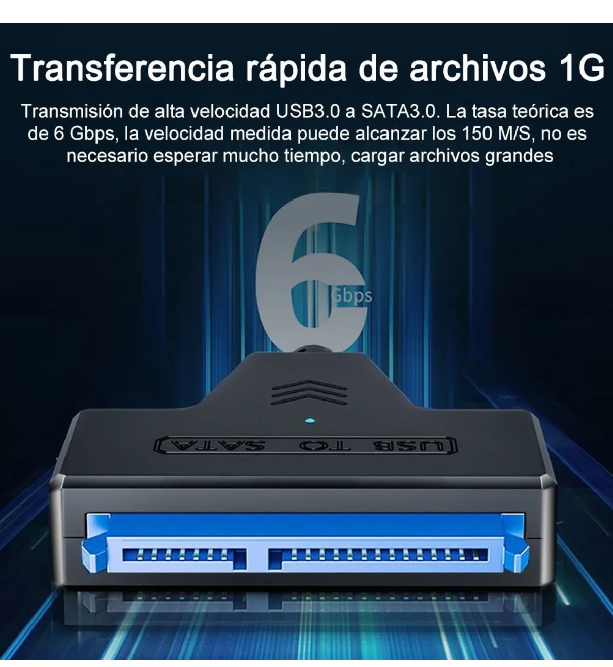 Cable Adaptador Usb 3.0 A Sata 2.5 Para Discos Duros Malubero image number null