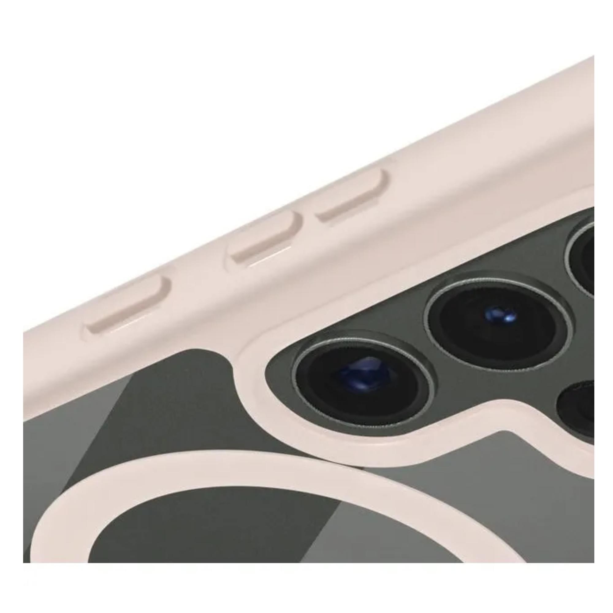 Funda Clear Case Color Rosa Para Samsung Galaxy Ultra Compatible Con MagSafe Protecci&oacute;n Elegante Y Funcional De Calidad image number null