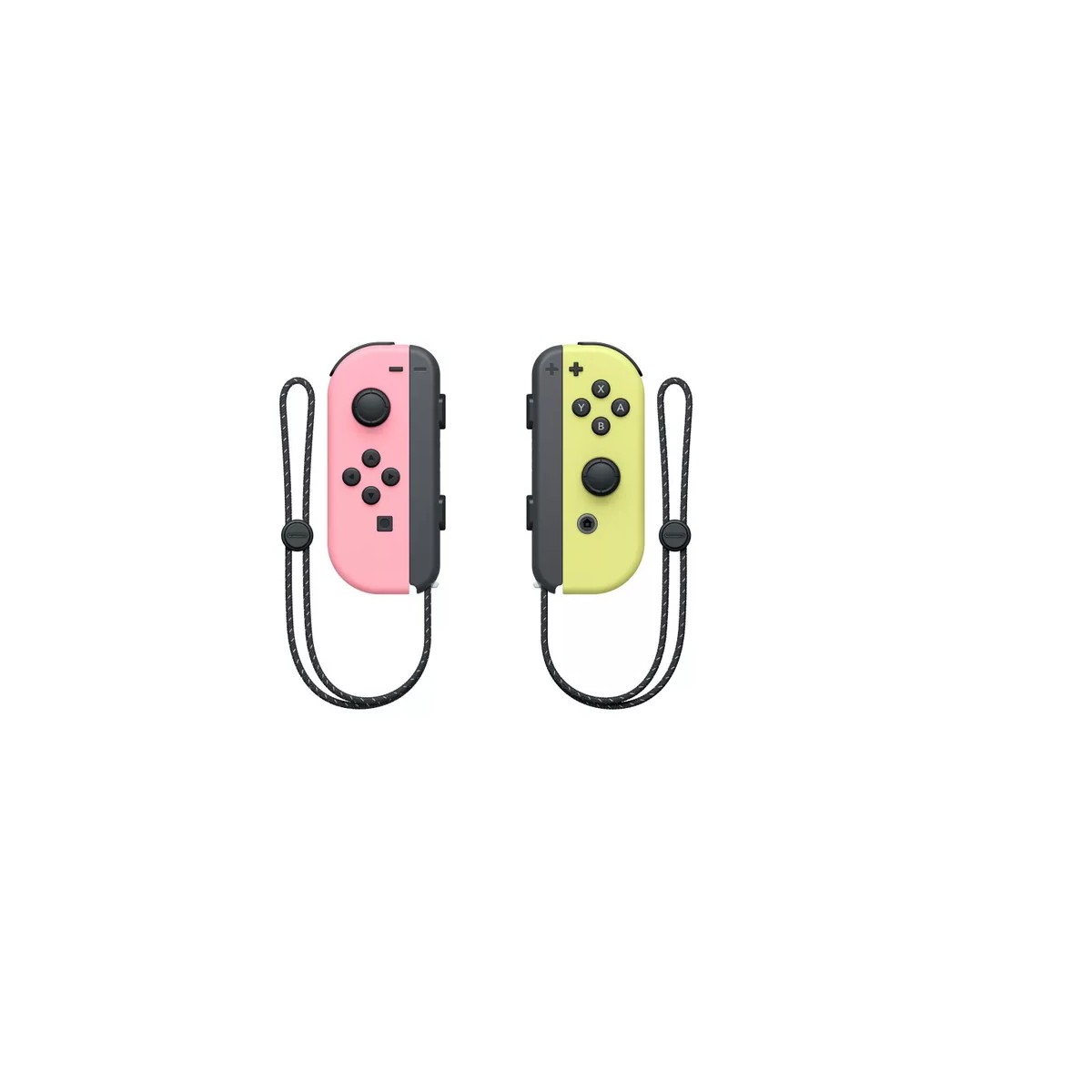 Joy Con Controllers Pastel L Pink R Yellow Nintendo Switch. image number null