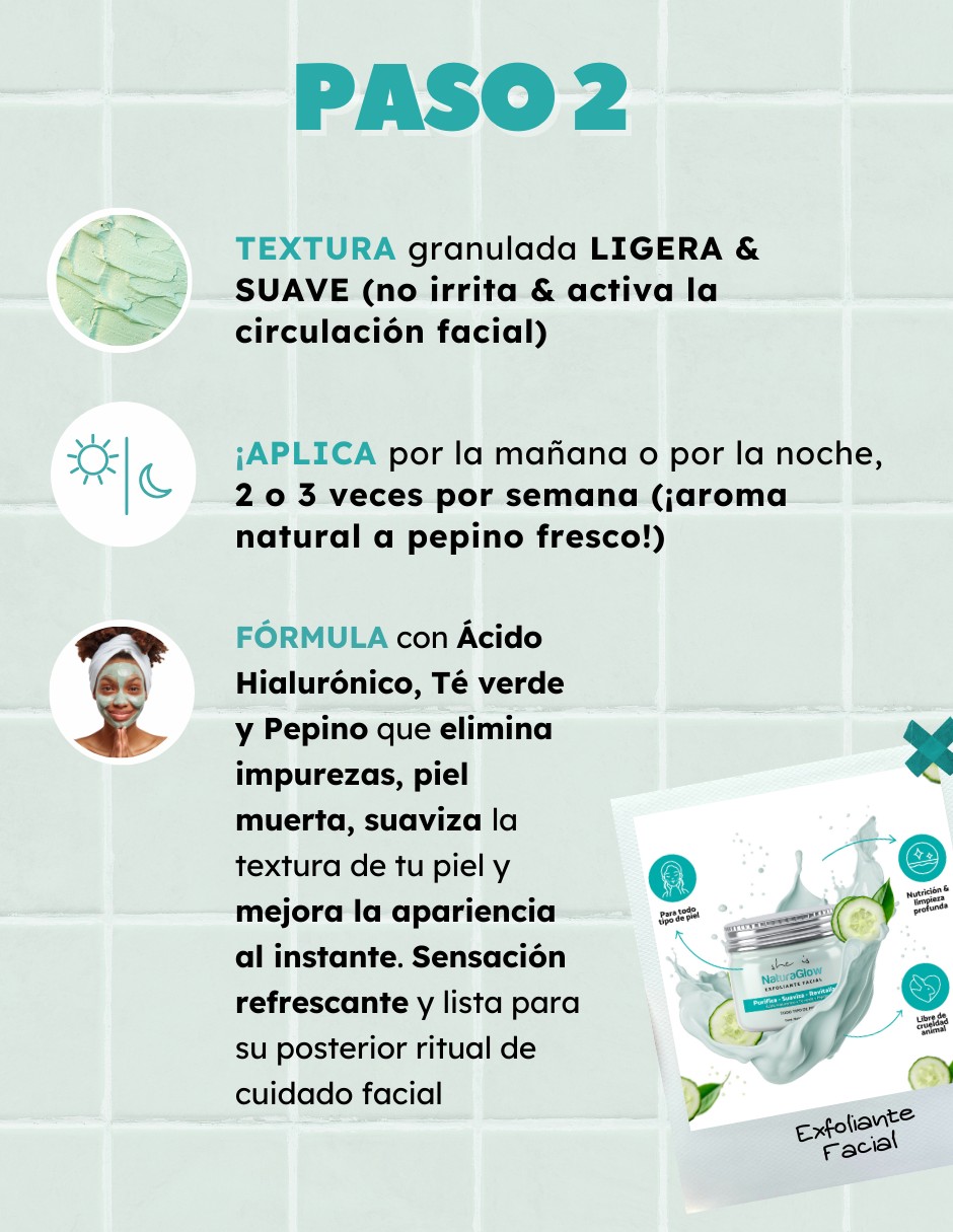Set facial Ritual Limpieza Profunda: Exfoliante 150g + Limpiador Facial 60ml SHE IS SKINCARE image number null