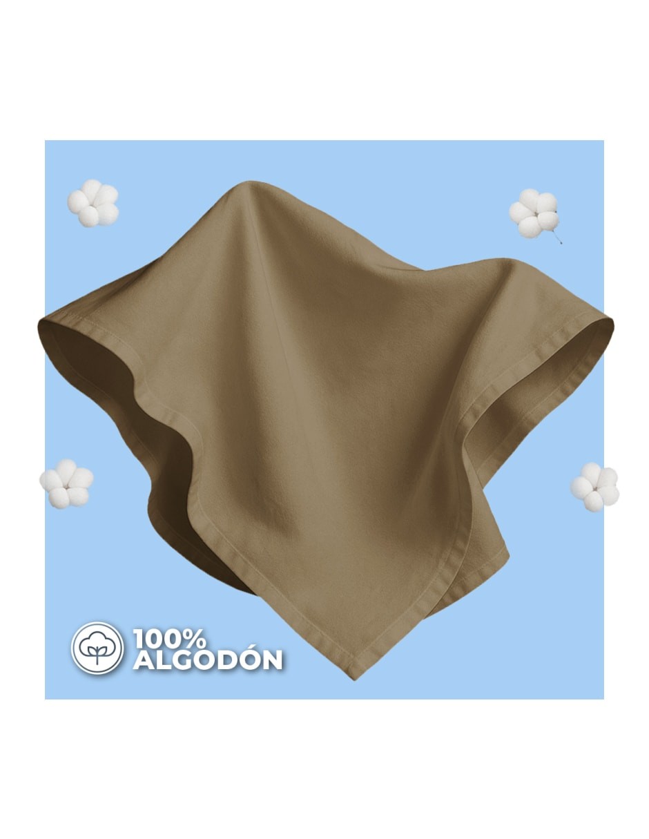 Juego de S&aacute;banas Lush Spring Air 300 Hilos 100% Algod&oacute;n Khaki, Queen Size image number null