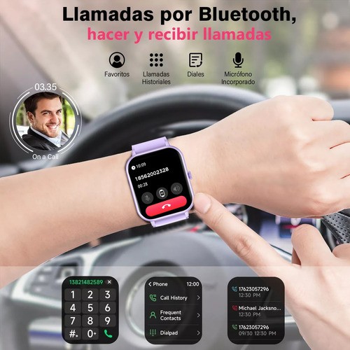Reloj Smartwatch Mujer Reloj Inteligente Bluetooth Llamada image number null