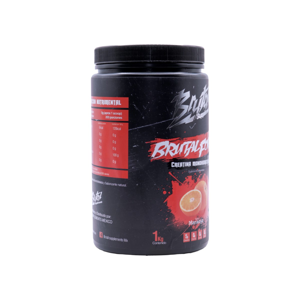 Creatina Monohidratada BrutalForce 1KG Suplemento Deportivo image number null