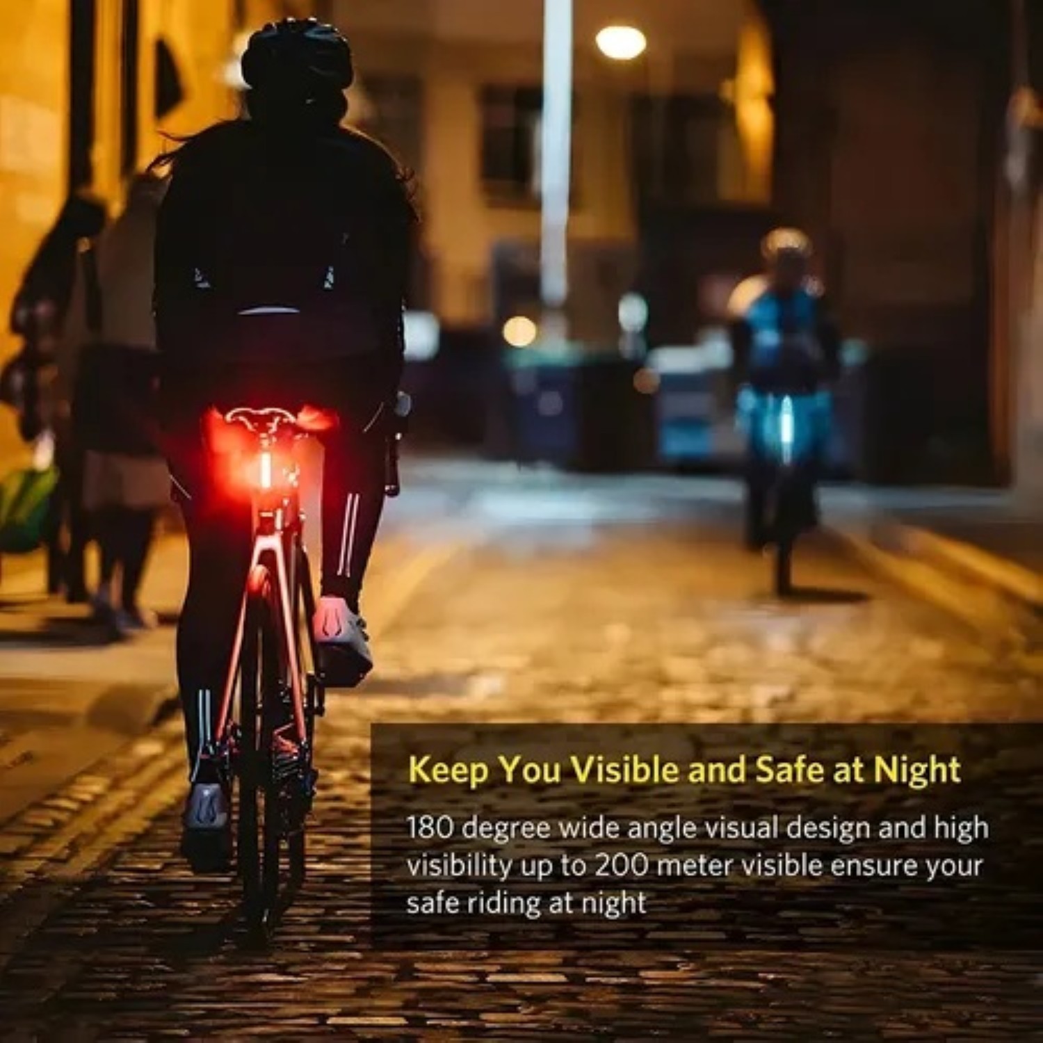 2pz Luces Usb Recargable Led Estrobo Para Bicicleta 5 Modos image number null