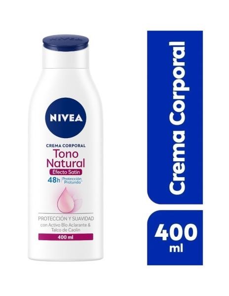 Crema Corporal Nivea Tono Natural Sat&iacute;n Uva/uvb 400ml image number null