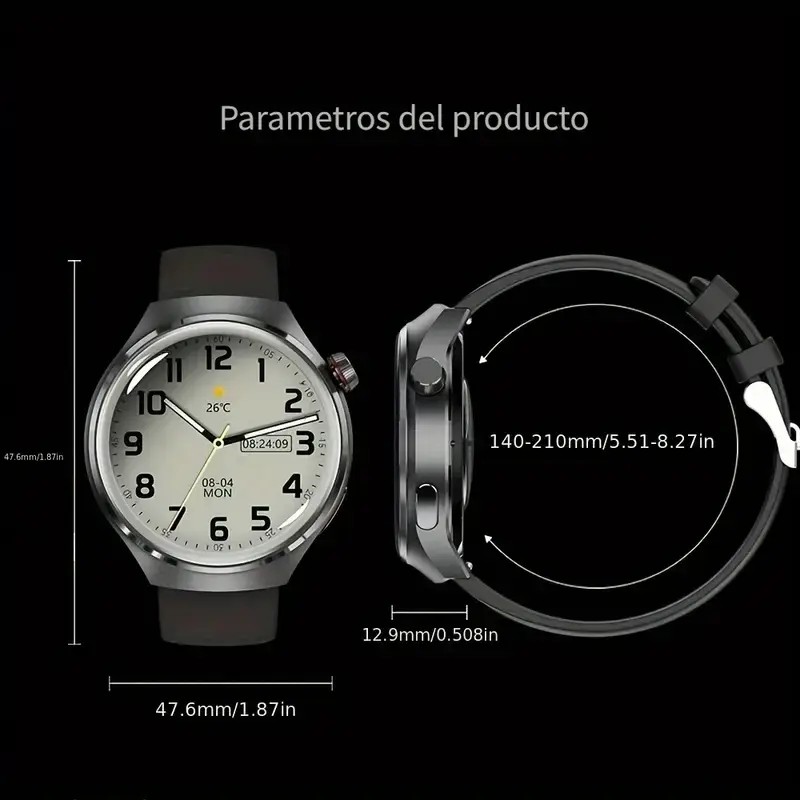 Reloj Inteligente Hombre Mujer Smartwatch Llamadas Watch4 image number null