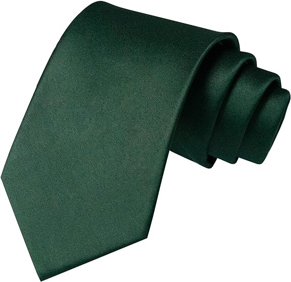 Corbatas de Sat&eacute;n para Hombre, Corbata Lisas Slim Delgada para Caballero, Accesorio Elegante de Alta Calidad para Trajes, Regalo Perfecto para Marido, Padre o Amigo. image number null