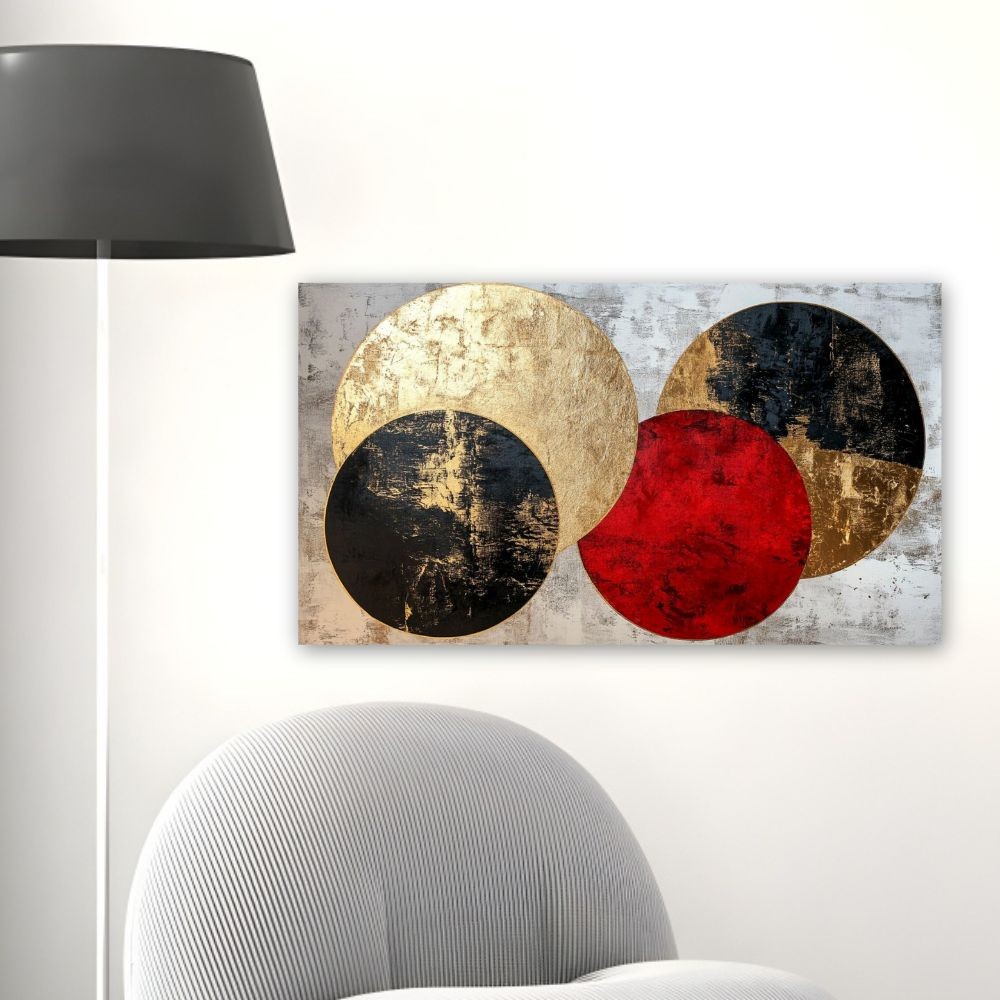 Cuadro Decorativo Impreso 40x60cm Esferas &Aacute;ureas image number null
