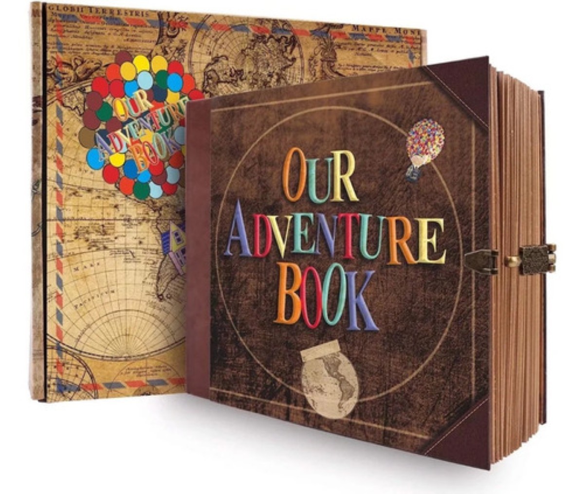 Nuestro Diario De Viaje De Libro De Aventura Marron image number null