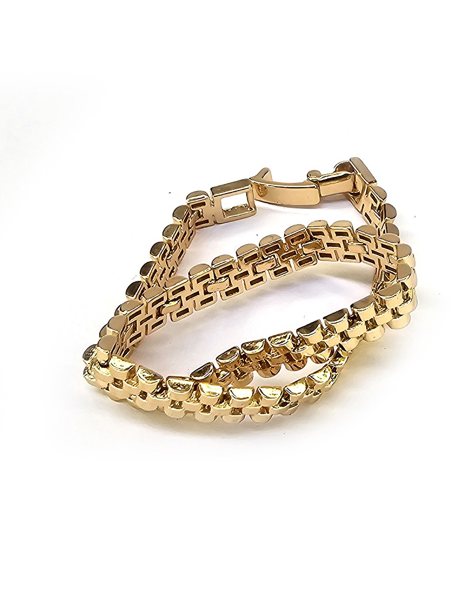 Pulsera Grecas Oro Laminado Moon image number null