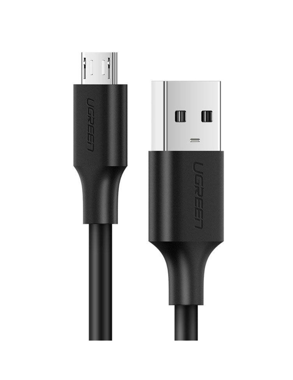 Cable USB A a Micro USB Ugreen 480 Mbps de 1 m color negro image number null