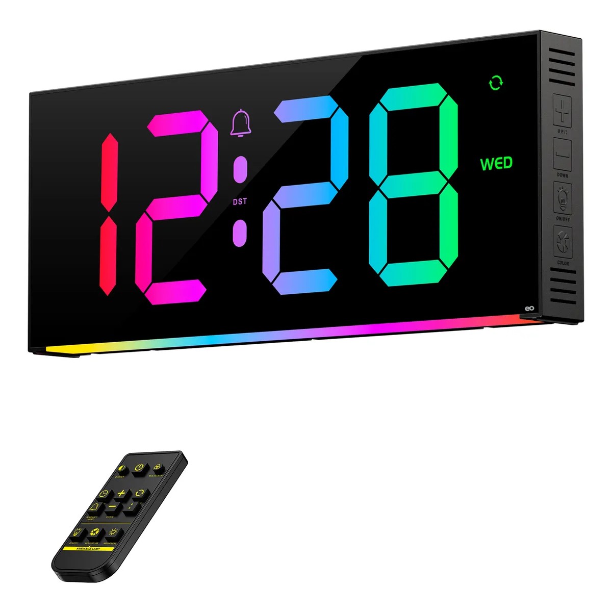 Reloj De Pared Moderno 3d Decorativo Grande Luminoso image number null