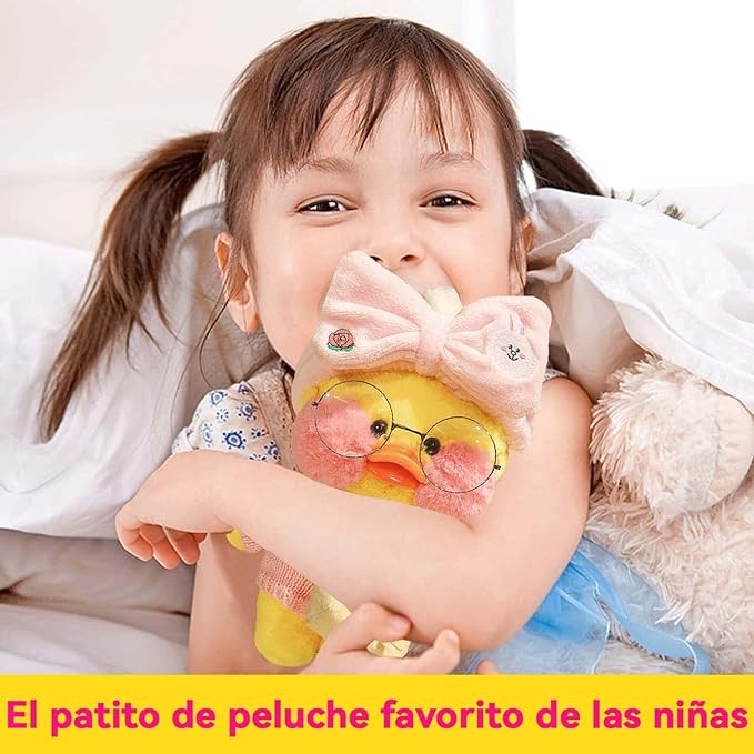 Jesir Peluche de Pato Kawaii de 30 cm,Pato De Peluche Suave con Ropa image number null