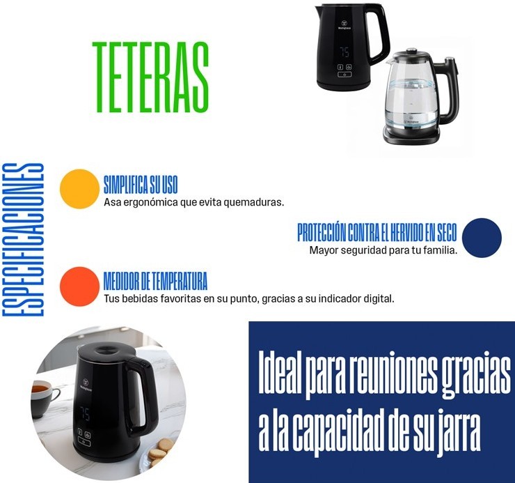 Westinghouse Tetera Digital T&aacute;ctil (WKWKLD9030) image number null