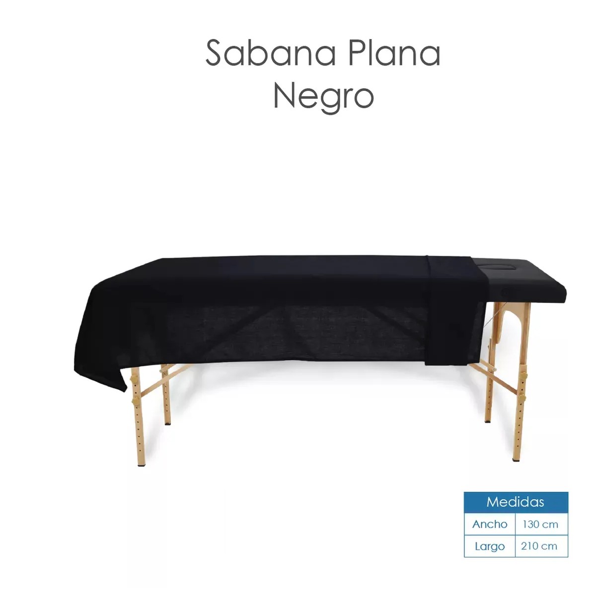 Kit Spa 3 Pzas S&aacute;banas Para Cama De Masaje Negro image number null