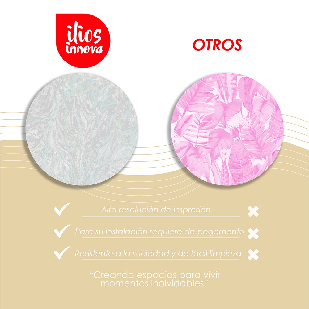 Ilios Innova | Papel Tapiz Decorativo M&aacute;rmol Gris Claro para Renovaci&oacute;n de Paredes y Muebles, Textura Elegante image number null