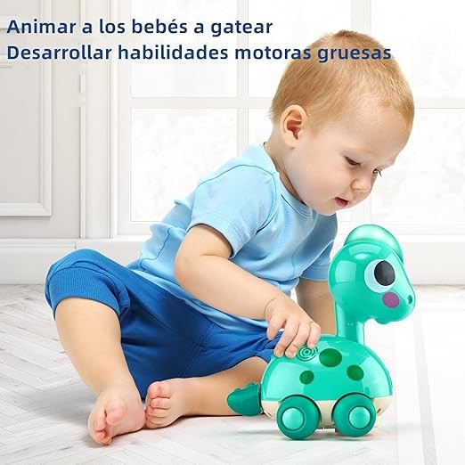 Juguete M&uacute;sical, Juguete Dinosaurio Interactivo para 4+a&ntilde;os, Juguete para Gatear con Sonido y Luz image number null