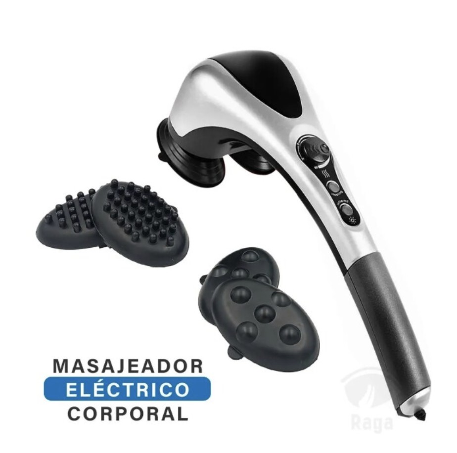Masajeador Port&aacute;til El&eacute;ctrico 220 V Modelo Gris image number null