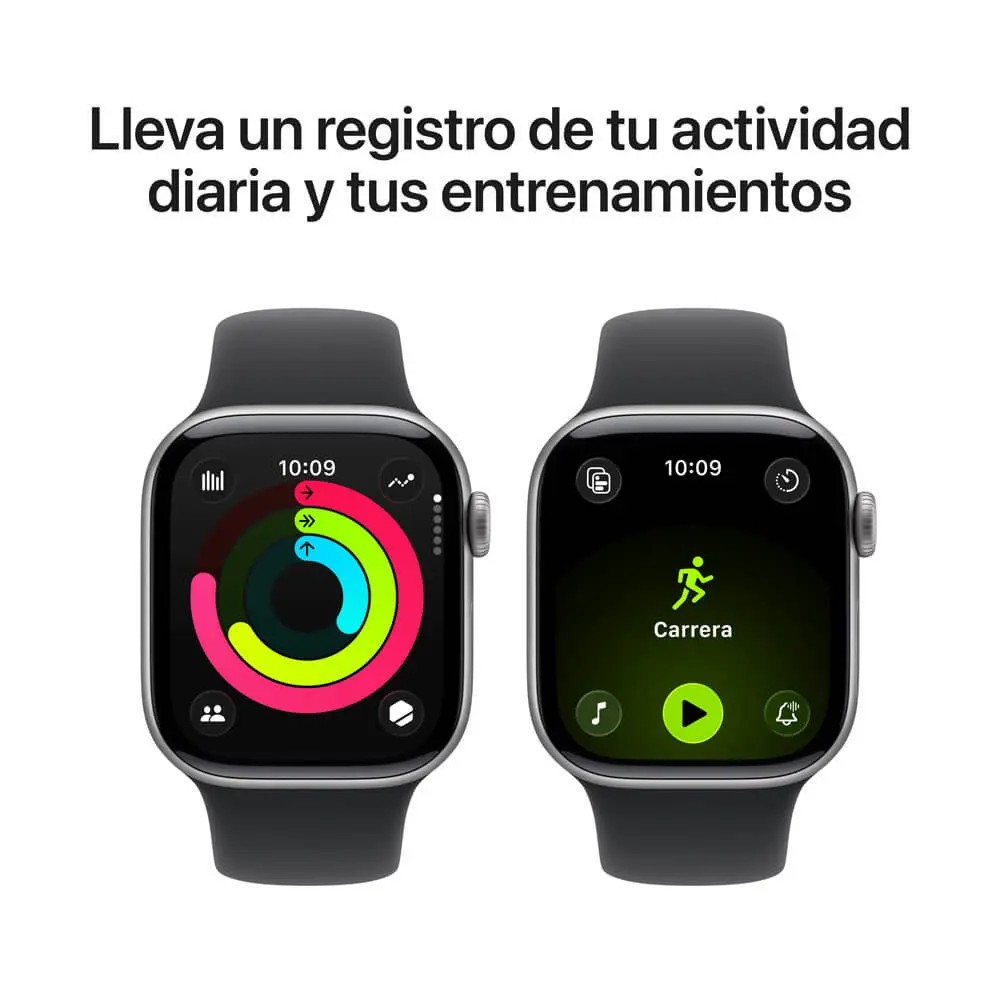 Apple Watch 11 Gps 46mm Gris Espacial + Correa Negra M/L image number null