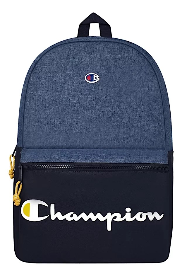 M Backpack Unisex Champion Textil Azul image number null