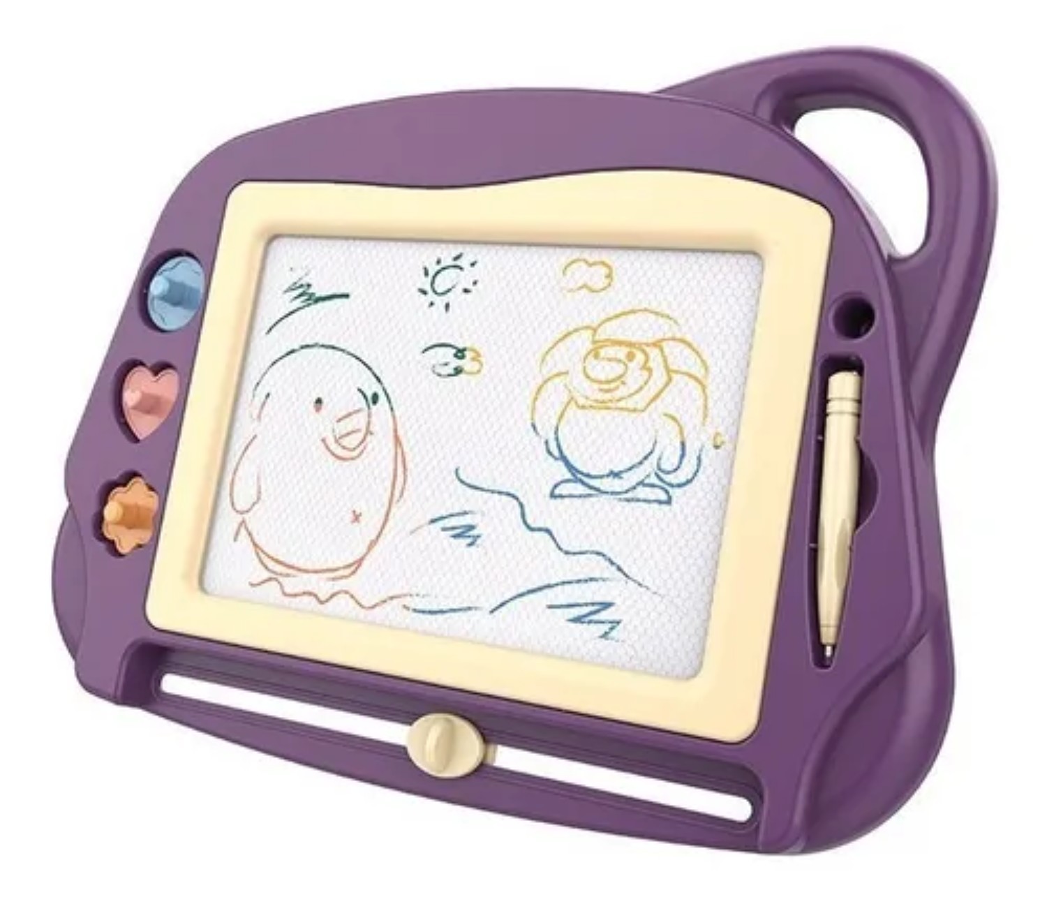 Tablero De Dibujo Magn&eacute;tico Para Ni&ntilde;os Dibujo Magico azul image number null