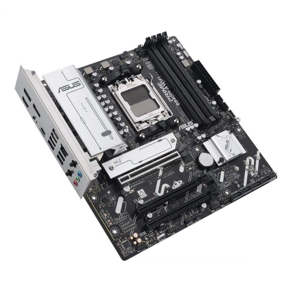 Tarjeta Madre ASUS PRIME B840M-A WIFI, Micro-ATX, Socket AM5, AMD B840, 192GB DDR5, HDMI/DP para AMD image number null