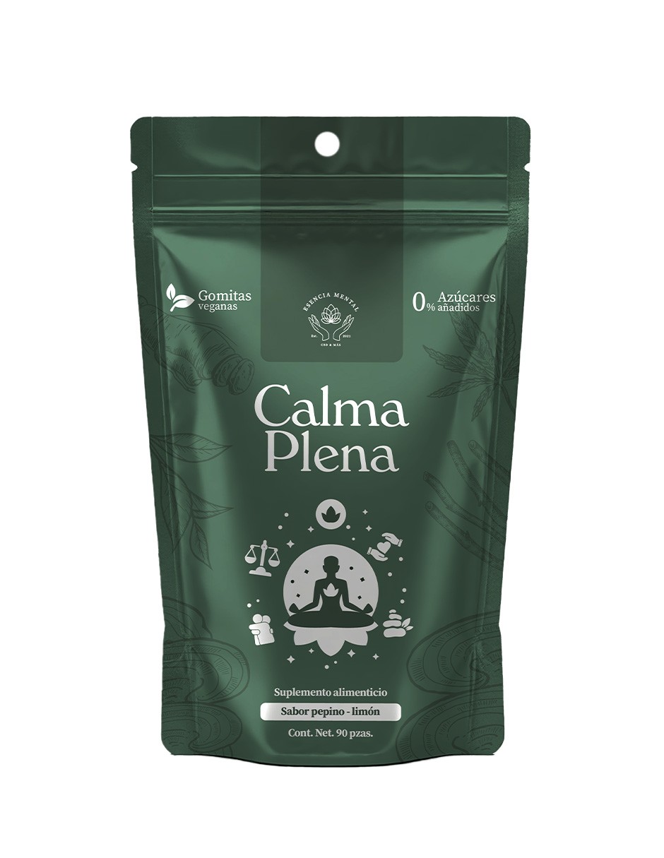 Gomitas "Calma Plena" con Ashwagandha, Reishi, L-Teanina | Esencia Mental image number null