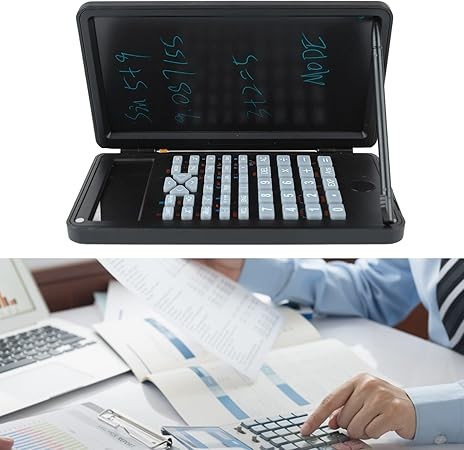 A Zerone Calculadora Cient&iacute;fica con Bloc de Escritura de 6 Pulgadas Calculadora Plegable de 10 D&iacute;gitos con Bater&iacute;a Solar Calculadora de Escritorio Ultrafina Port&aacute;til Profesional . image number null